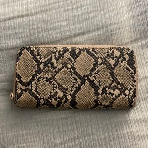 |a•new day|  Snake Print Wallet